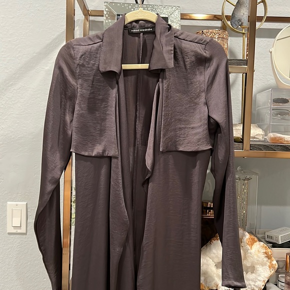 Naked wardrobe touch of silk trench - Picture 1 of 3